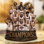 New York Knicks 2026 NBA Champions Custom Shape Acrylic Plaque