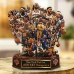 New York Knicks 2026 NBA Champions Custom Shape Acrylic Plaque