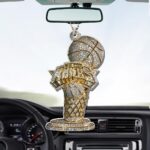 New York Knicks 2026 NBA Finals Champions Custom shape 2-sided Acrylic Car Ornament - Image 3