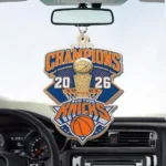 New York Knicks 2026 NBA Finals Champions Custom shape 2-sided Acrylic Car Ornament - Image 3