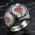New York Knicks 2026 NBA Finals Champions 3D Engraved Ring - Image 3