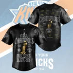 New York Knicks 2026 NBA Finals Champions Baseball Jersey