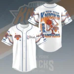New York Knicks 2026 NBA Finals Champions Baseball Jersey