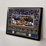 New York Knicks 2026 NBA Finals Champions Rectangle Canvas With Inner Frame - Image 2