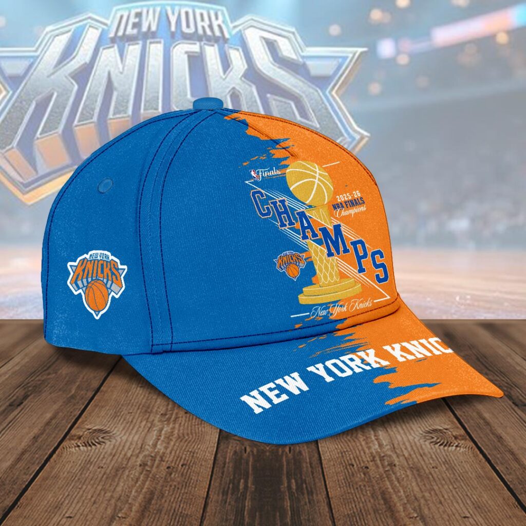 New York Knicks 2026 NBA Finals Champions Classic Cap - Image 2