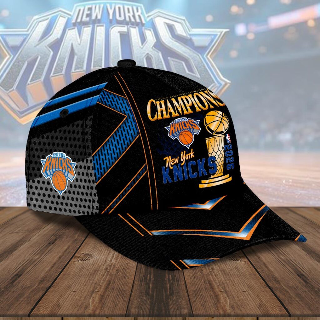New York Knicks 2026 NBA Finals Champions Classic Cap - Image 2