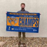 New York Knicks 2026 NBA Finals Champions 3D Double-side House Flag - Image 2