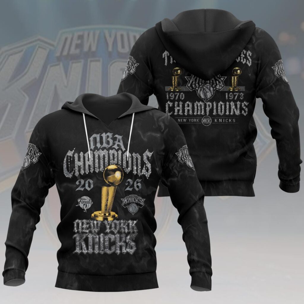 New York Knicks 2026 NBA Finals Champions 3D Apparel - Image 2