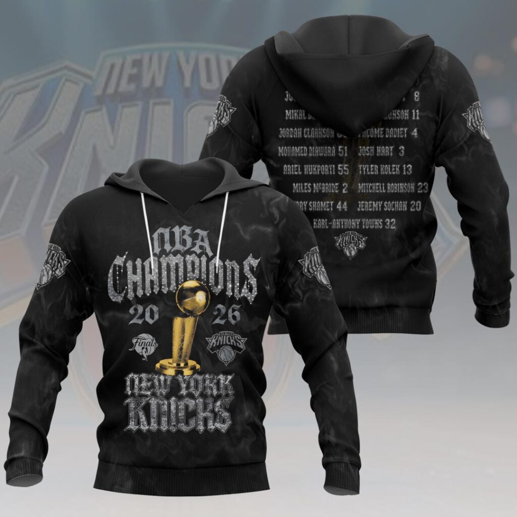 New York Knicks 2026 NBA Finals Champions 3D Apparel - Image 2