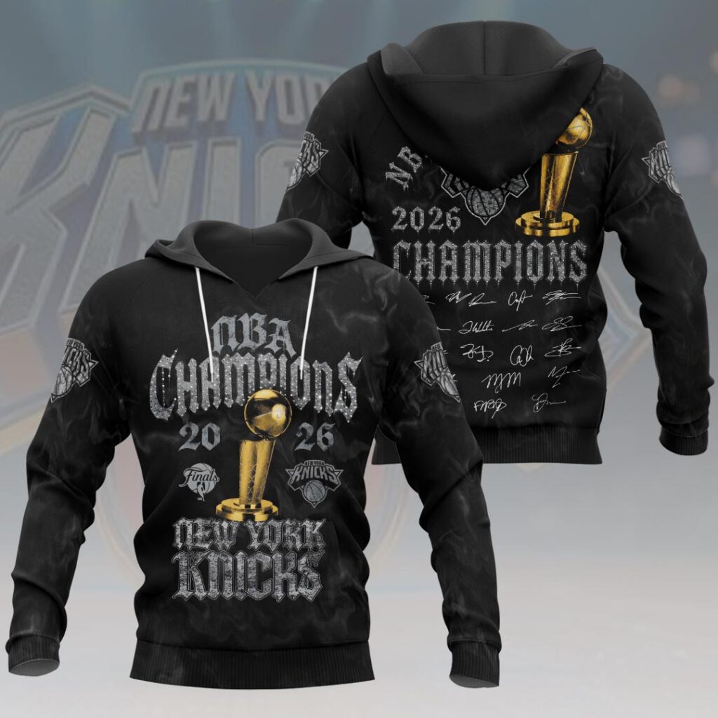 New York Knicks 2026 NBA Finals Champions 3D Apparel - Image 2
