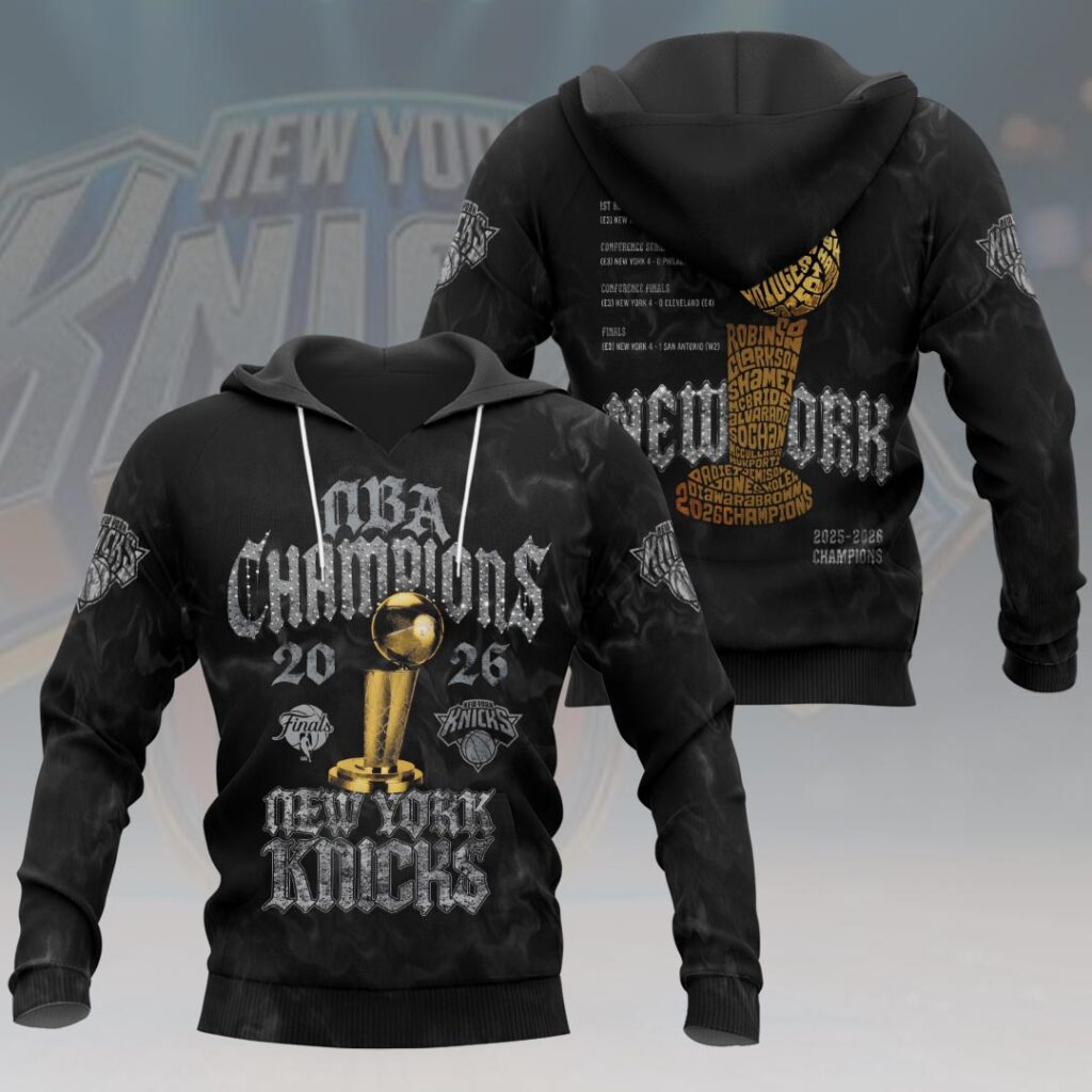 New York Knicks 2026 NBA Finals Champions 3D Apparel - Image 2