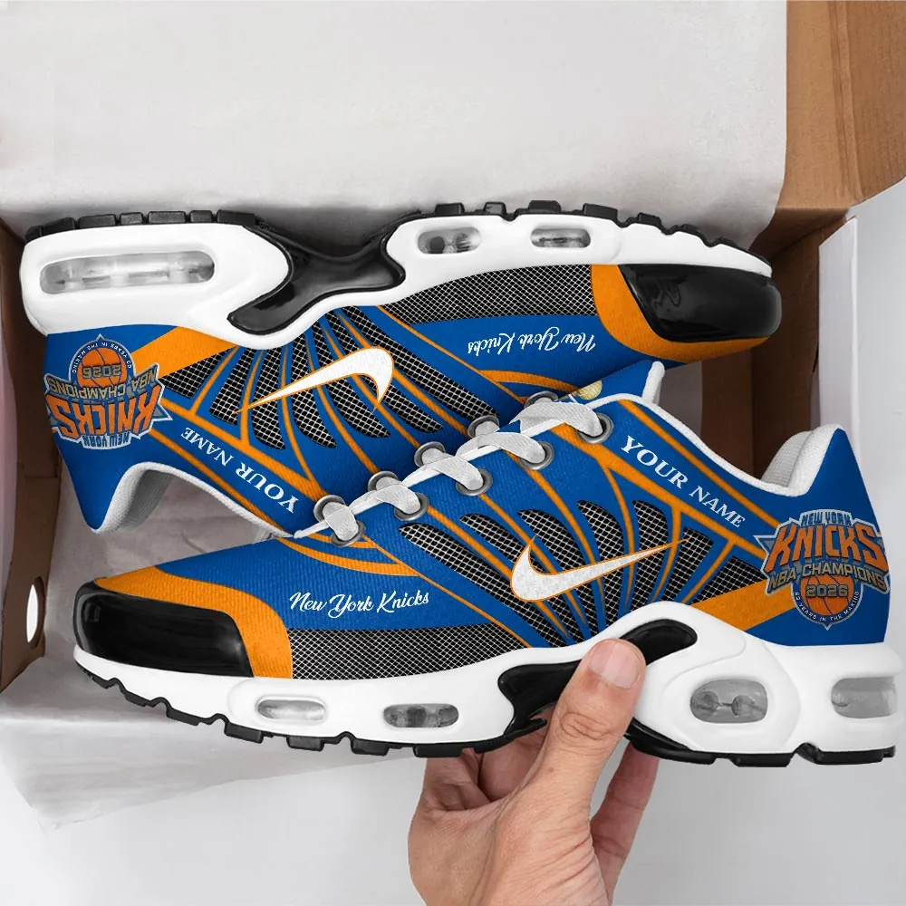 Personalized New York Knicks 2026 NBA Finals Champions Air Max Shoes - Image 3