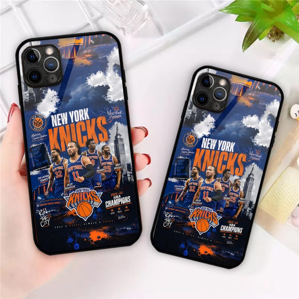 New York Knicks 2026 NBA Finals Champions Phone Case - Image 3