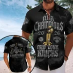 New York Knicks 2026 NBA Finals Champions Short Sleeve Button-Down Shirt