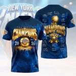 New York Knicks 2026 NBA Finals Champions 3D Apparel