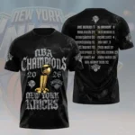 New York Knicks 2026 NBA Finals Champions 3D Apparel