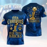 New York Knicks 2026 NBA Finals Champions 3D Apparel