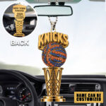 Personalized New York Knicks NBA Champions 2026 Custom shape 2-sided Acrylic Car Ornament - Image 3