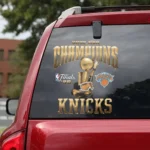 New York Knicks NBA Finals Champions 2026 3D Car Sticker