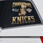 New York Knicks NBA Finals Champions 2026 3D Car Sticker - Image 3