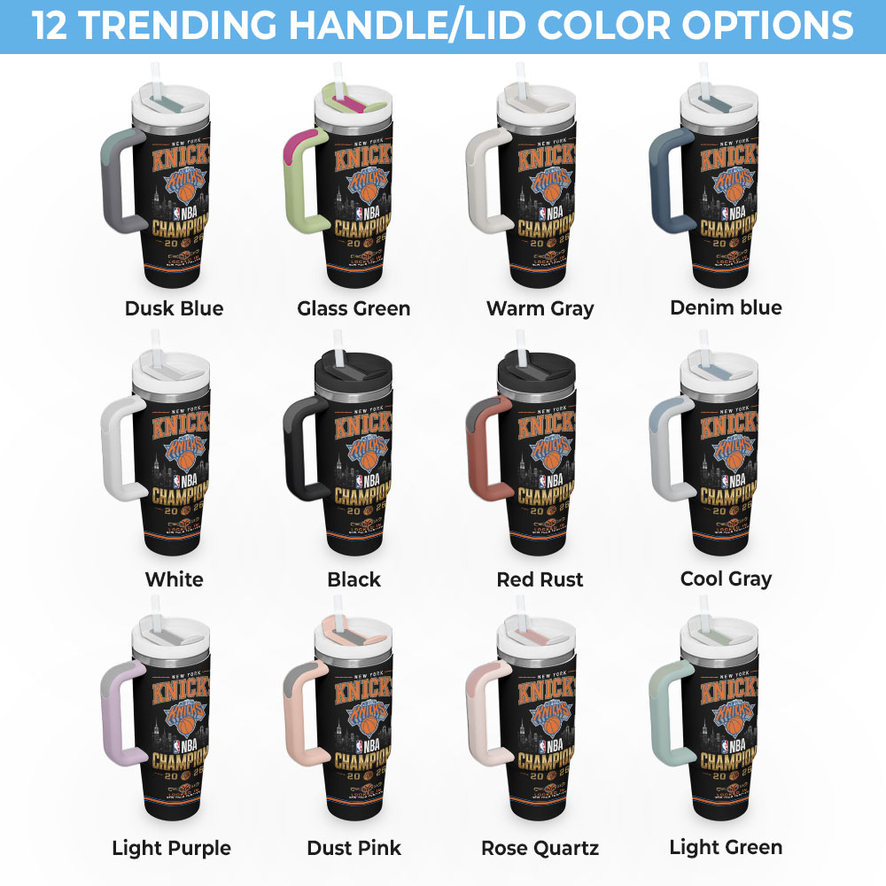 New York Knicks NBA Finals Champions 2026 40oz Tumbler - Image 3