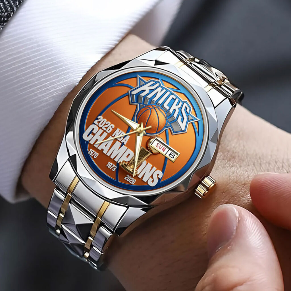 New York Knicks NBA Finals Champions 2026 Alloy Luxury Quartz Watch - Image 3