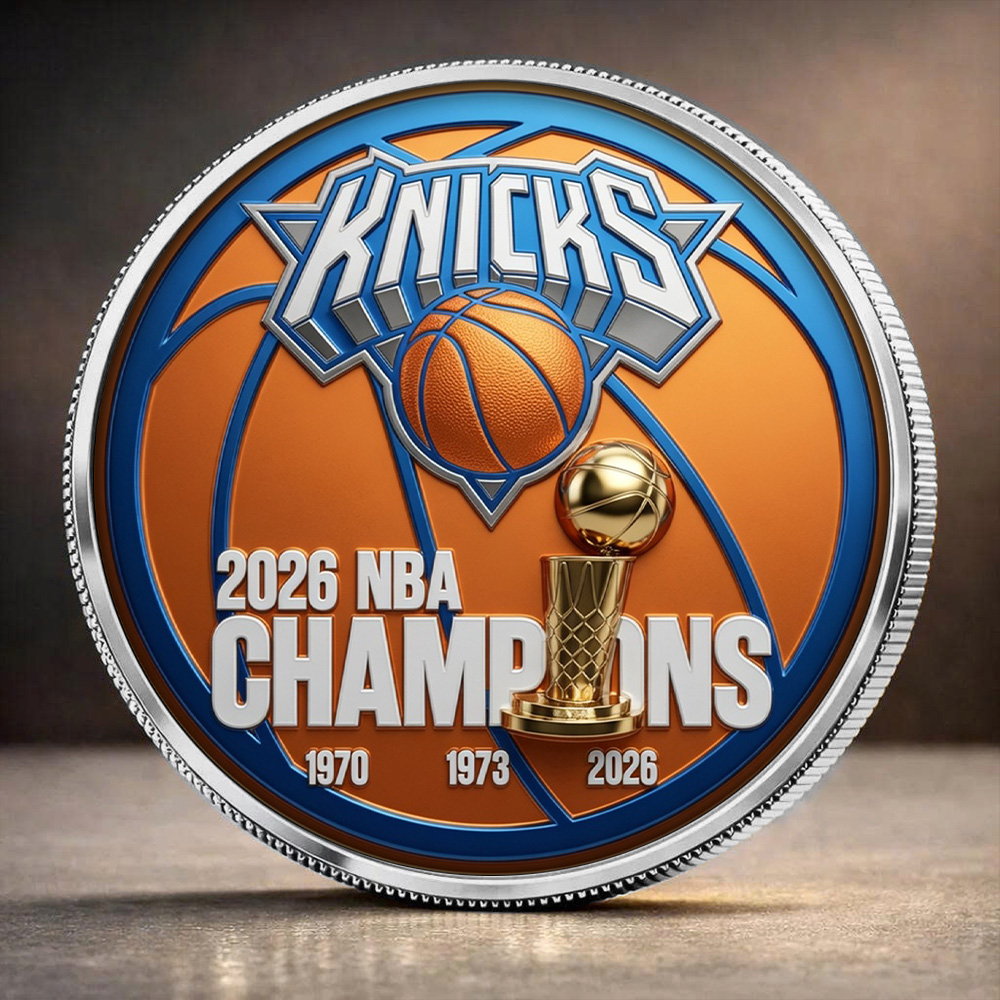 New York Knicks NBA Finals Champions 2026 Commemorative Coin - Image 2