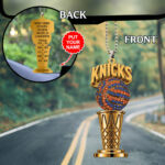 Personalized New York Knicks NBA Finals Champions 2026 Custom shape 2-sided Acrylic Car Ornament - Image 2