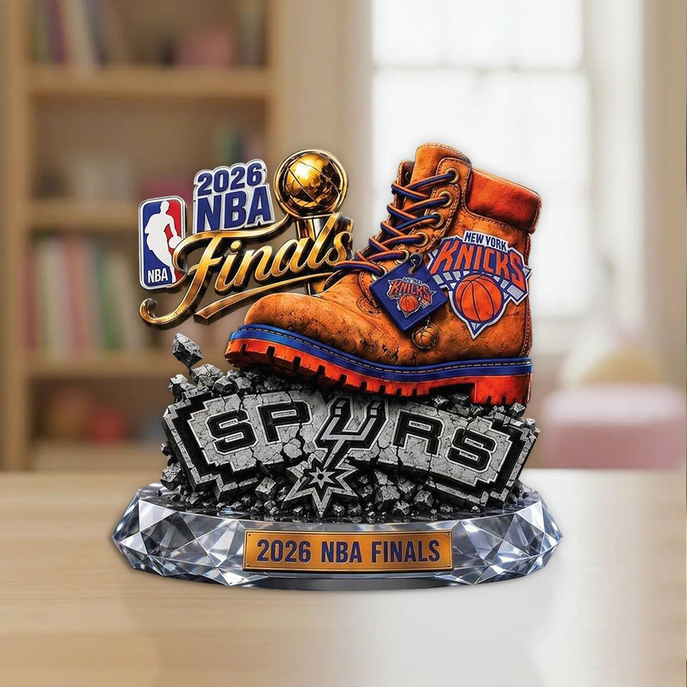 New York Knicks NBA Finals Champions 2026 Custom Shape Acrylic Plaque - Image 2