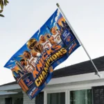 New York Knicks NBA Finals Champions 2026 3D Double-side House Flag