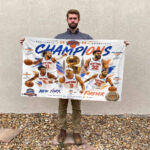 New York Knicks NBA Finals Champions 2026 3D Double-side House Flag - Image 2