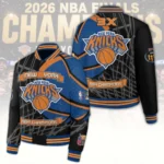 New York Knicks NBA Finals Champions 2026 Varsity Jacket