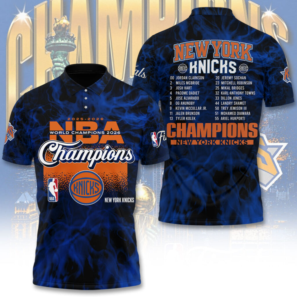 New York Knicks NBA Finals Champions 2026 3D Apparel - Image 2