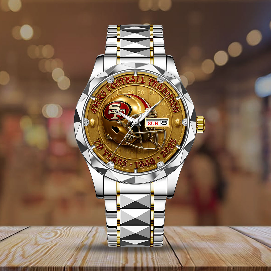 San Francisco 49ers 79 Years Anniversary 2025 Alloy Luxury Quartz Watch - Image 2