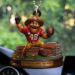 San Francisco 49ers 2025 Season Custom shape 2-sided Acrylic Car Ornament