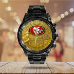 San Francisco 49ers 2026 Anniversary Black Stainless Steel Watch - Image 2