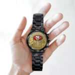 San Francisco 49ers 2026 Anniversary Black Stainless Steel Watch - Image 3