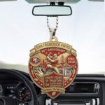 San Francisco 49ers 80th Anniverasry Custom shape 1-sided Acrylic Car Ornament - Image 3