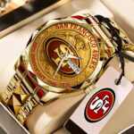 San Francisco 49ers 80th Anniversary 2026 Alloy Luxury Quartz Watch