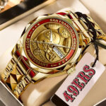 San Francisco 49ers 80th Anniversary Alloy Luxury Quartz Watch