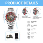 San Francisco 49ers 80th Anniversary Alloy Luxury Quartz Watch - Image 5