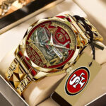 San Francisco 49ers 80th Anniversary Alloy Luxury Quartz Watch