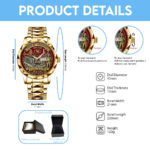 San Francisco 49ers 80th Anniversary Alloy Luxury Quartz Watch - Image 4