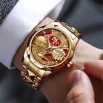San Francisco 49ers 80th Anniversary Alloy Luxury Quartz Watch - Image 2