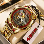 San Francisco 49ers 80th Anniversary Alloy Luxury Quartz Watch