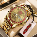 San Francisco 49ers 80th Anniversary Alloy Luxury Quartz Watch