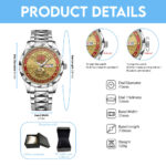 San Francisco 49ers 80th Anniversary Alloy Luxury Quartz Watch - Image 5