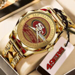 San Francisco 49ers 80th Anniversary Alloy Luxury Quartz Watch