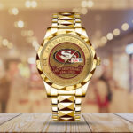 San Francisco 49ers 80th Anniversary Alloy Luxury Quartz Watch - Image 2