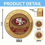 San Francisco 49ers 80th Anniversary Commemorative Coin - Image 4